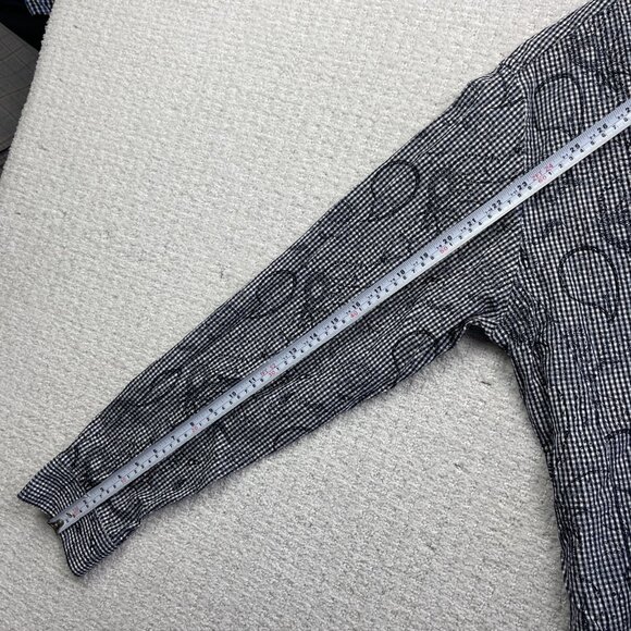 Mens Au Noir Gingham Abstract Doodle Paisley Button-up dress shirt Men Size 3 - Picture 9 of 14